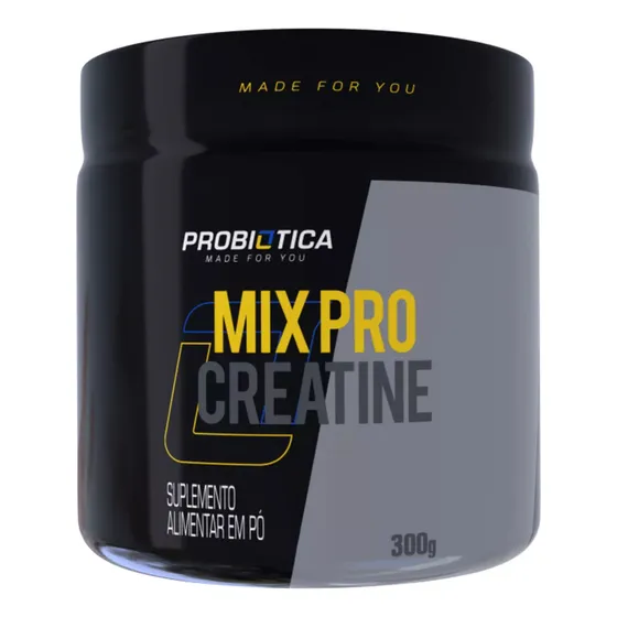 Creatina Monohidratada Mais Energia Musculo Probiotica 300gr Sabor Natural