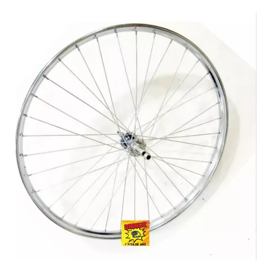 Roda Aro 26 Monark Barra Circular Traseira Cubo Ferro Raio G