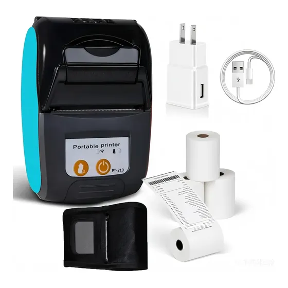 Impresora Térmica Bluetooth + Usb Portátil De Recibos 58 Mm