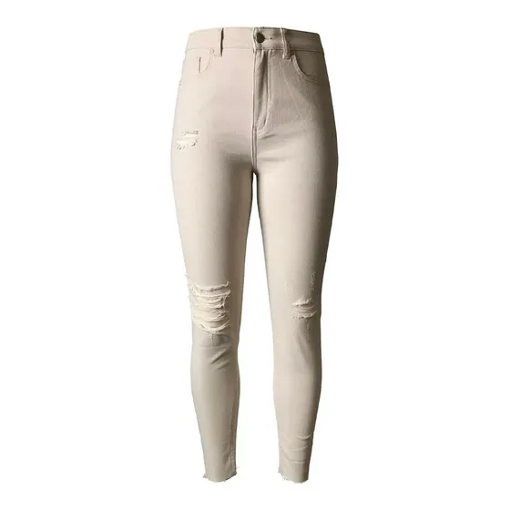 Vaquero Jeans Dama Tiro Alto Elastizado Blush Tinseltown