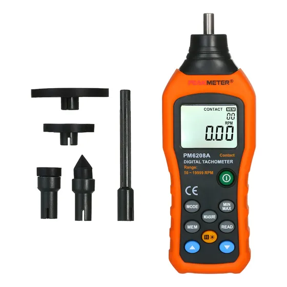 . Velocímetro Digital Peakmeter, Medidor De Rpm Lcd Portátil
