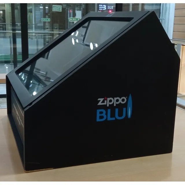 Exhibidor Para Encendedores Zippo Blu, Usado