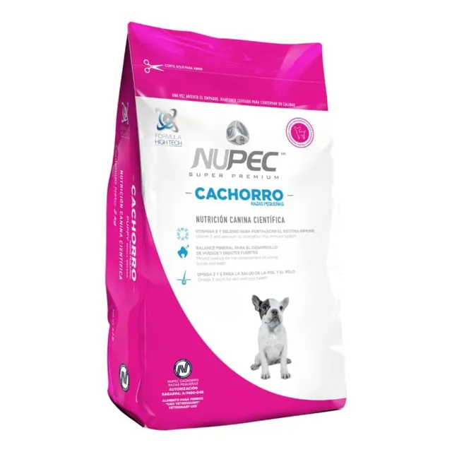 Nupec para perro cachorro de raza pequeña sabor mix en bolsa de 2kg
