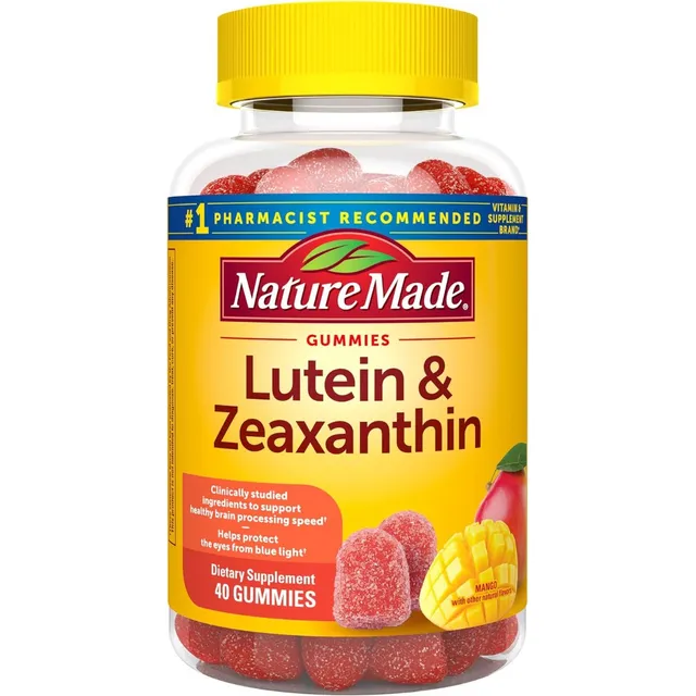 Luteína Y Zeaxantina Nature Made 40 Gomitas Sabor Mango
