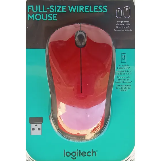 Logitech Ratón Mouse Inalámbrico Tamaño Grande Confortable