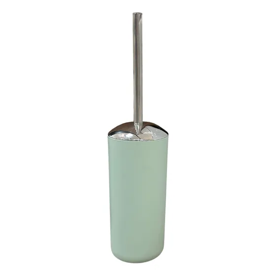 Cepillo De Baño Para Inodoro Verde Agua Y Cromo