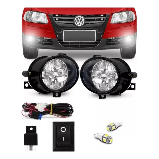 Kit De Cibie Farol Milha Gol Parati Saveiro G4 2005 06 07 08