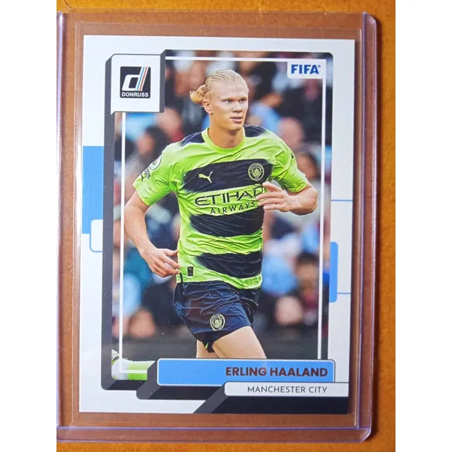 Tarjeta Barajita Panini Donruss Erling Haaland #160
