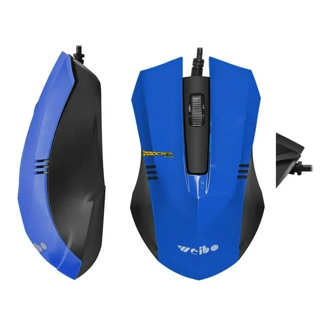 Mouse Weibo Fc 201 Optico Usb 3.0 Alambrico