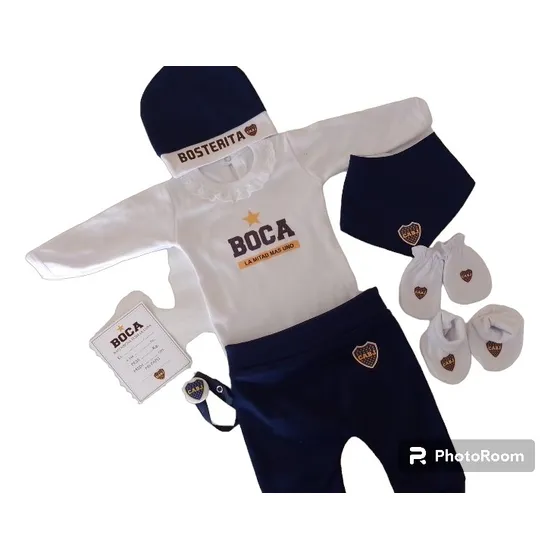 Sets Boca Juniors Pequeños Fanáticos Bebe