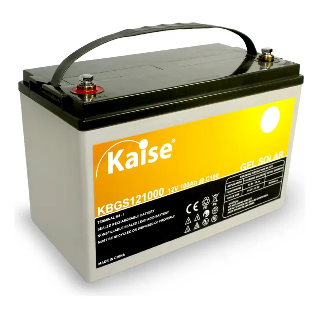Bateria Solar 12v 100ah Kaise Gel Ciclo Profundo Original