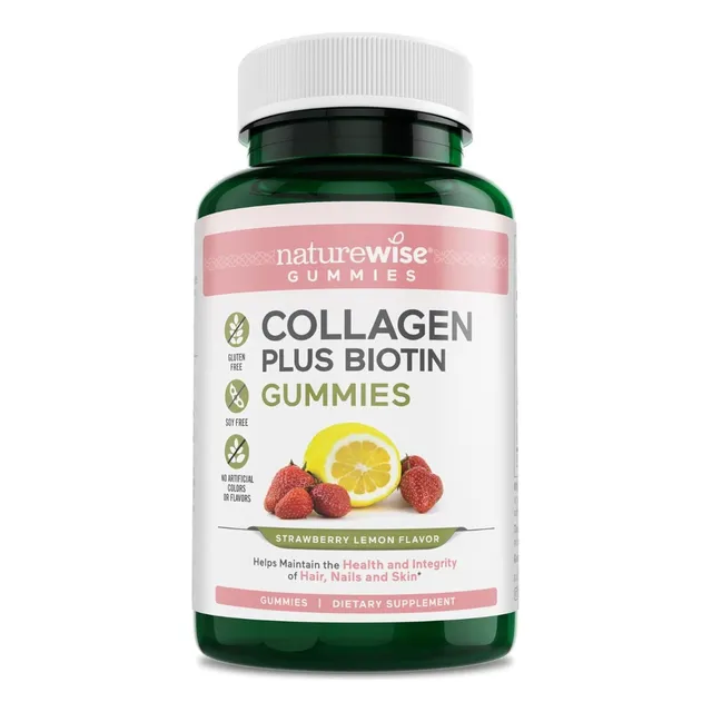 Colágeno Con Biotina Naturewise 90 Gomitas