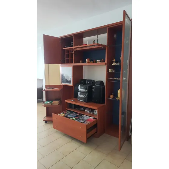 Mueble De Sala De Madera De Roble | Para Tv Sonido [repisas]