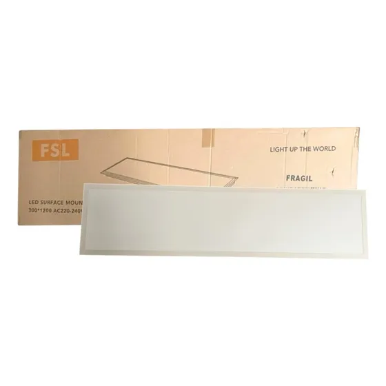 Pack X6 Panel Led Sobrepuesto 40w 30x120 6500k Cuadrado Fsl
