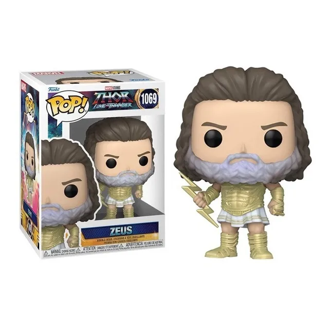 ¡Funko Pop! Marvel Zeus Thor: Amor y trueno Russell Crowe