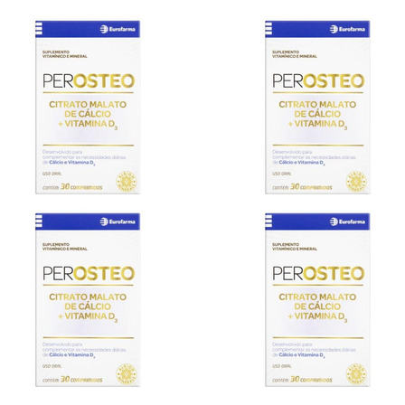 Kit Perosteo Com 4 Caixas De 30 Comprimidos Cada Kit Perosteo Com 4 Caixas De 30 Comprimidos Cada
