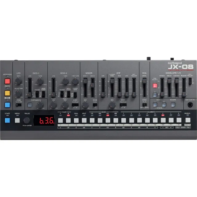 Teclado sintetizador Roland JX-08 digital 220V