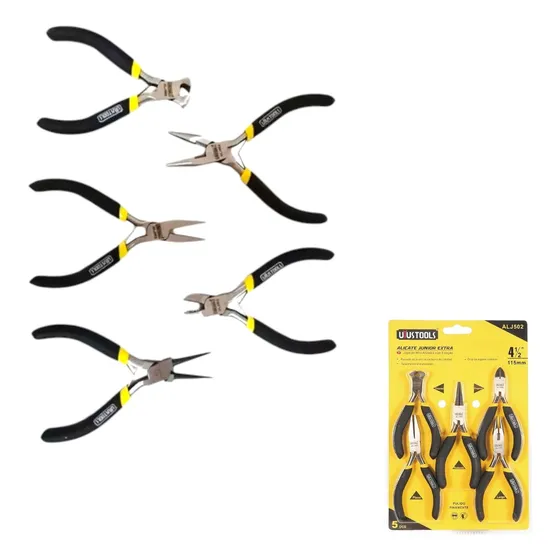 Set 5 Mini Alicates Artesanías Bijouterie Hobista Asaki