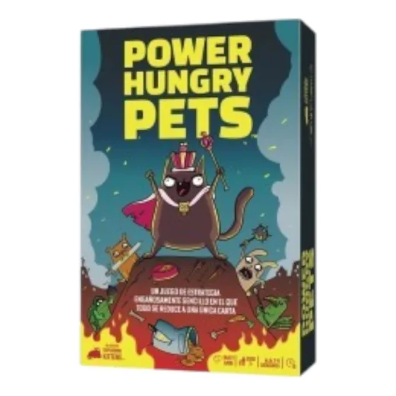 Power Hungry Pets Juego De Mesa Asmodee