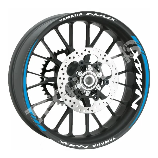 Kit Refletivo Nmax N Max Adesivos Para Roda Yamaha Sticker