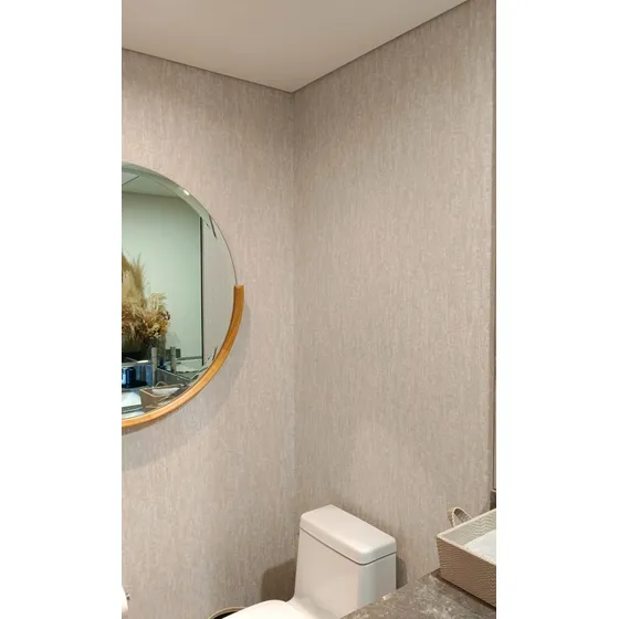 Papel Tapiz Fibra De Vidrio Con Textura Cemento Claro