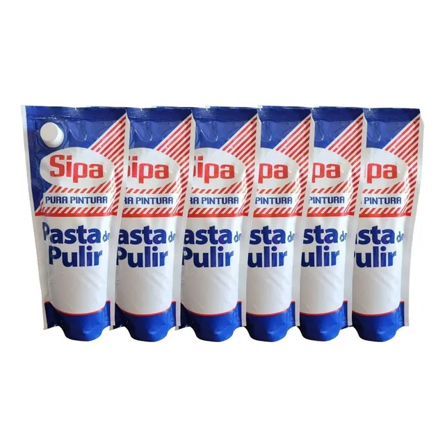 Pack 6 Pasta Pulir Sipa 500 Gramos