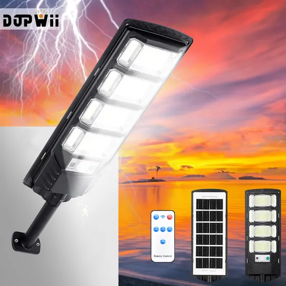 Dopwii® 800wlámpara Led Solar Exterior Luminaria Suburbana Alumbrado