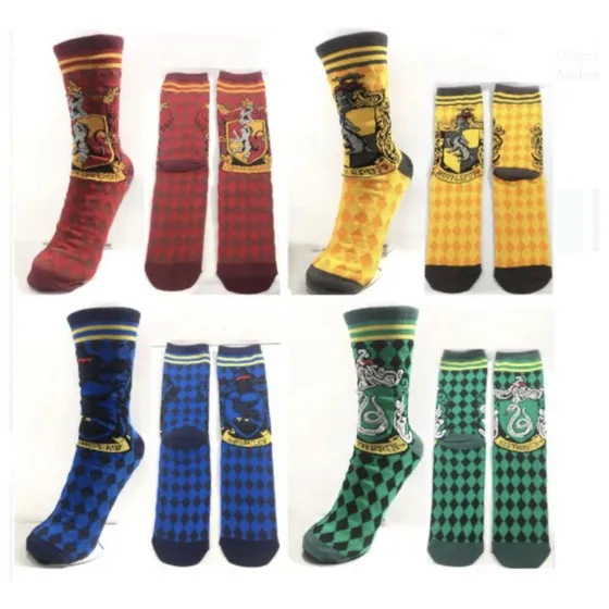 Medias Harry Potter Calidad Casas O Escuelas Hogwarts