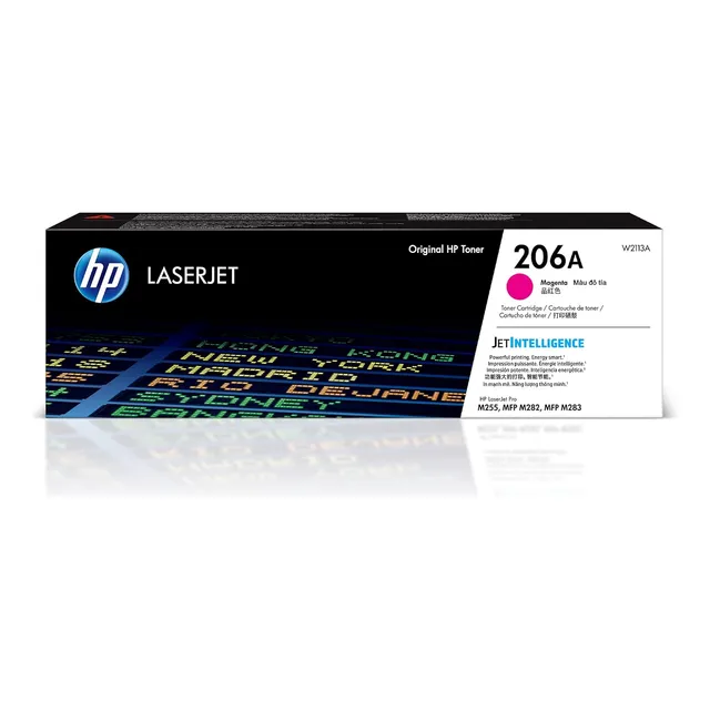 Cartucho De Tóner Magenta 206a Para Impresora Laserjet