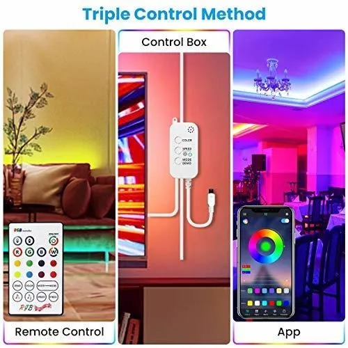 Elfeland Tira Luz Led Pie Ft Ip Rgb Sincronizacion