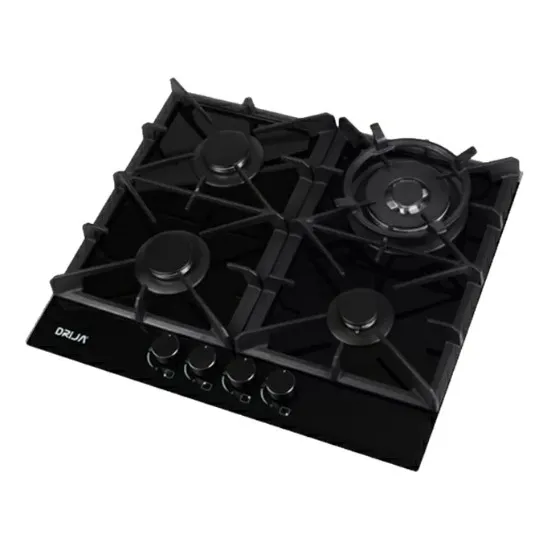Tope De Cocina A Gas 60cm 4 Hornillas Drija Vitroceramica 