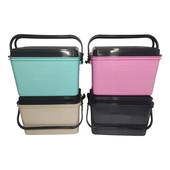 Hielera Plástica Tipo Cava 9 Litros Colores Variados 