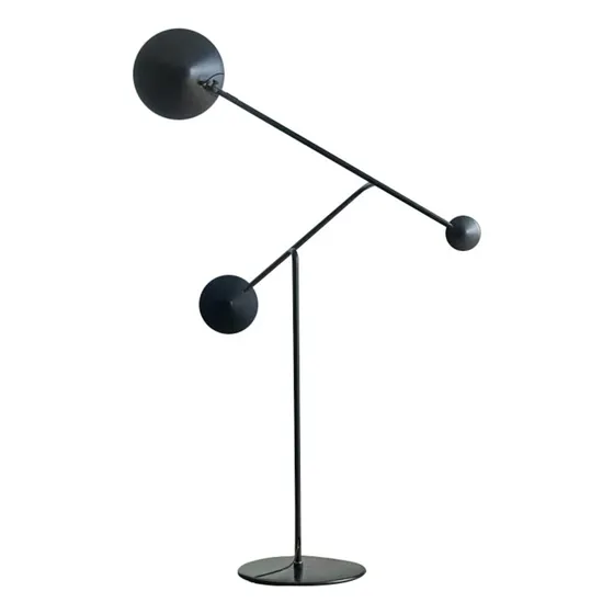 Lhllhl Lampara Pie Arte Negro Simple Sala Estar Sofa Nordico