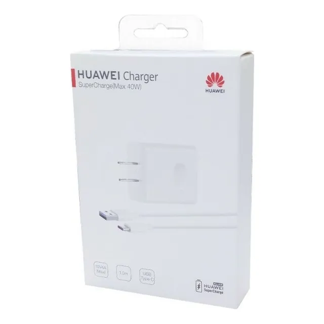 . Cargador Original Huawei Super Carga 40w Usb Tipo C