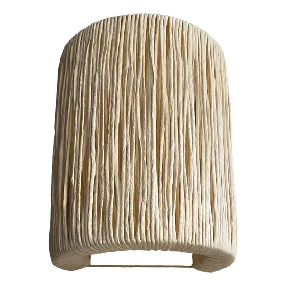 Aplique De Pared En Hilo Kraft Color Crudo 25cmx20cm