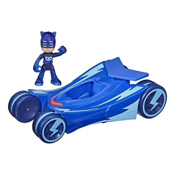 Juguete Figura Pj Masks Hasbro Catboy Movil Azul Luminoso