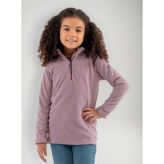 Buzo Polar Micropolar Alaska Castor Medio Cierre - Niños