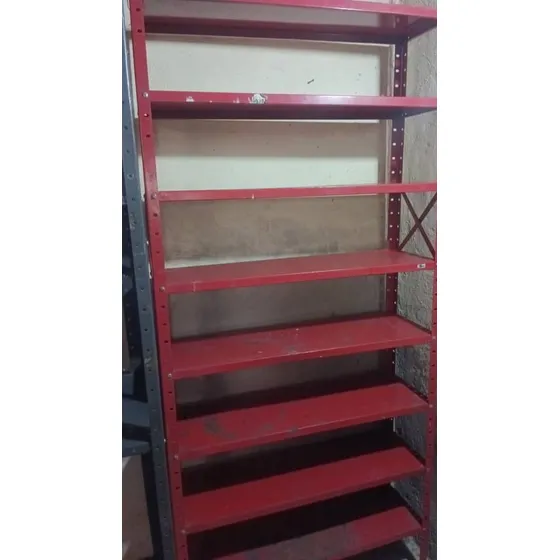 Estante Metálico De 30 X 93cm X 2mts. 8 Entrepaños. Usados