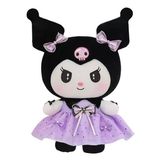 Peluche Kuromi Melody Gigante Hermoso Vestido X1