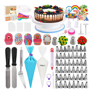Kit De Utensilios Reposteria Base Giratoria Espátula 322 Pzs Kit De Utensilios Reposteria Base Giratoria Espátula 322 Pzs
