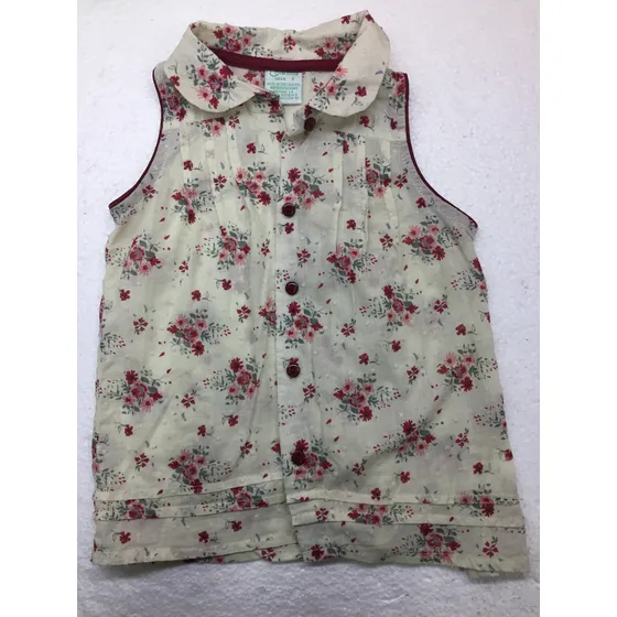 Blusa Estampada Flores Niña Talla 3