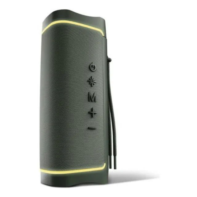 Parlante Inalámbrico Energy Sistem Yume Eco Luz Led Rgb Amv Color Verde