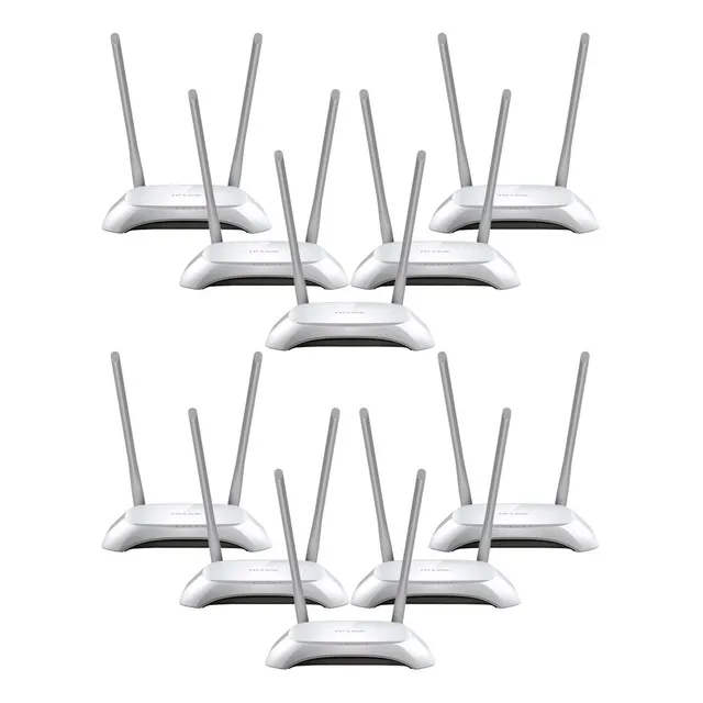 Kit 10 Router Wifi Tp-link Tl-wr840n Blanco 