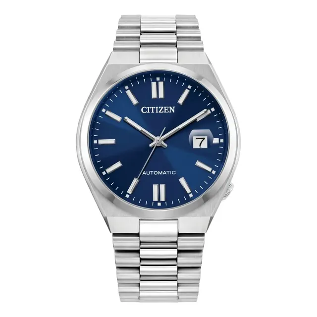 Reloj Citizen Tsuyosa Nj0150-56l Para Hombre Ewatch Color de la correa Plateado Color del bisel Plateado Color del fondo Azul marino