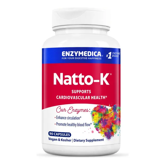 Enzymedica, Natto-k, Soporte Enzimático, 90 Cápsulas