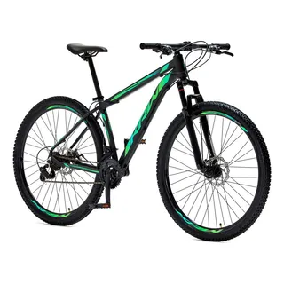 Bicicleta Aro 29 Krw AlumĂnio 24vel Freio Disco SuspensĂŁo S1 Cor Preto/verde Bicicleta Aro 29 Krw AlumĂnio 24vel Freio Disco SuspensĂŁo S1 Cor Preto/verde