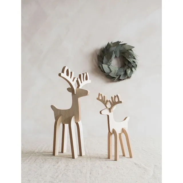 Renos De Madera Navideños | Decoración Navideña