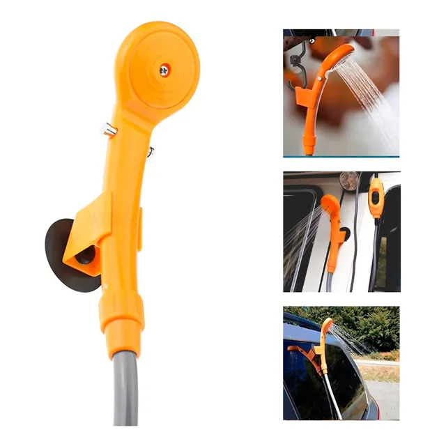 Chuveiro Ducha Portátil Com Bomba Bateria 12v Camping Praia