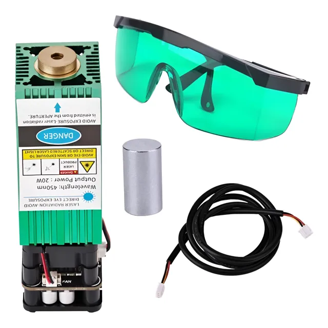 Cabezal Laser De 20000mw 20w Cnc Pwm Faomic