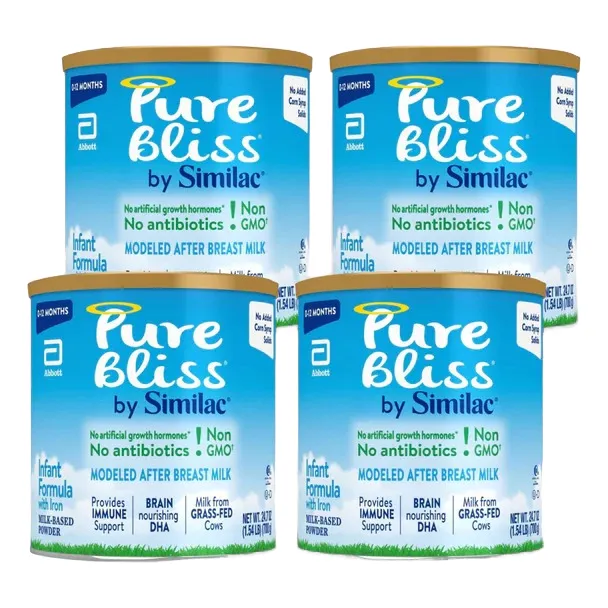 Leche De Fórmula En Polvo Abbott Similac Pure Bliss 4 Piezas